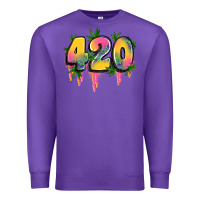 Purple 420 cannabis Premium Sweatshirt - Artiststas