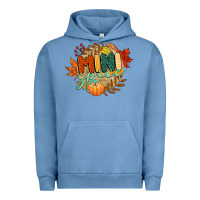 Pigment Pebble Blue mini spice Urban Hoodie - CowGirlArtShop