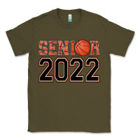 Army Green senior basketball Classic Tee - AdoDesignShop