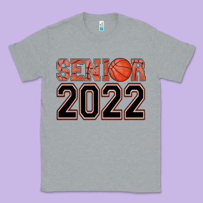 Senior Basketball Classic Tee Designed By Adodesignshop