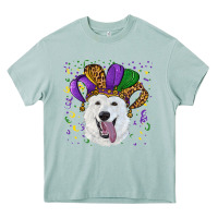 Arona mardi gras hat  white shepherd Heavy Core Tee - RanaPortraitStore