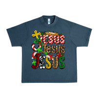 Midnight Navy jesus jesus jesus Urban Heavy Tee - AdoDesignShop