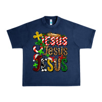 Navy jesus jesus jesus Urban Heavy Tee - AdoDesignShop