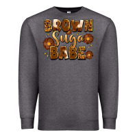 Charcoal Heather brown suga babe Premium Sweatshirt - Artiststas