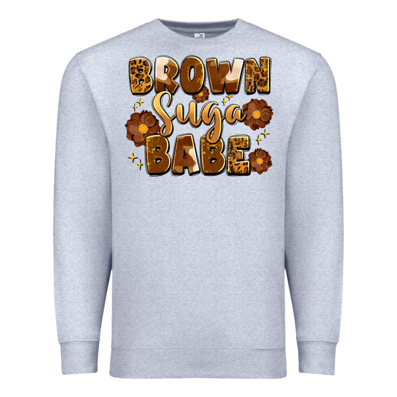 Brown Suga Babe Premium Sweatshirt by Artiststas | Teevron