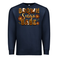 Navy brown suga babe Premium Sweatshirt - Artiststas
