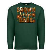 Sports Green brown suga babe Premium Sweatshirt - Artiststas
