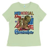 Matcha memorial day honor remember Ladies Tee - RanaPortraitStore