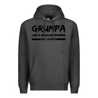 Charcoal Heather Grumpa Premium Hoodie - Bettercallsaul