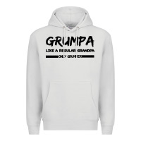 Dove Grey Grumpa Premium Hoodie - Bettercallsaul