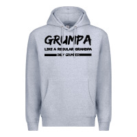 Heather Grey Grumpa Premium Hoodie - Bettercallsaul