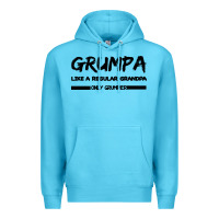 Ocean Blue Grumpa Premium Hoodie - Bettercallsaul