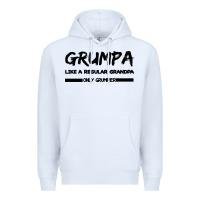 White Grumpa Premium Hoodie - Bettercallsaul