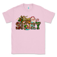Bubblegum Pink true story jesus and mary wıth santa Classic Tee - AdoDesignShop