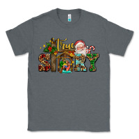 Charcoal Heather true story jesus and mary wıth santa Classic Tee - AdoDesignShop