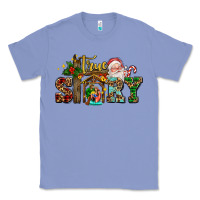 Colony Blue true story jesus and mary wıth santa Classic Tee - AdoDesignShop