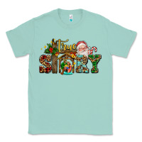 Seafoam true story jesus and mary wıth santa Classic Tee - AdoDesignShop