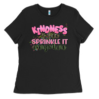 Black kindness is free sprinkle it everywhere Ladies Tee - JahusDesignShop