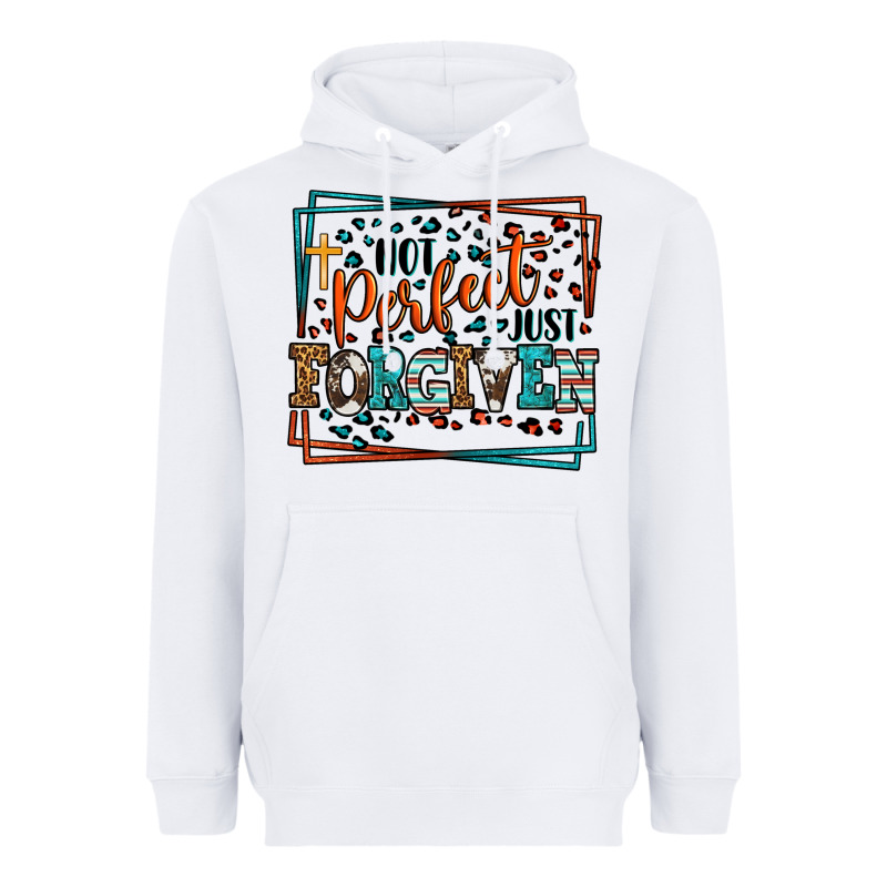 Not Perfect Just Forgiven Heavyweight Hoodie by LillyAllenDesigns | Teevron