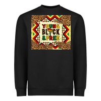 Black young black and free Heavyweight Sweatshirt - Artiststas