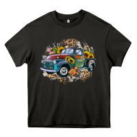 Asphalt vintage truck western Heavy Core Tee - Zillion Design Studio