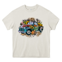 Cream vintage truck western Heavy Core Tee - Zillion Design Studio