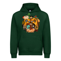 Foreset Green hello fall gamer Urban Hoodie - CowGirlArtShop
