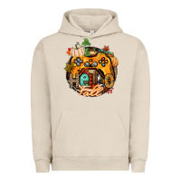 Pigment French Oak hello fall gamer Urban Hoodie - CowGirlArtShop