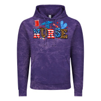 Cloud Purple usa nurse Vintage Hoodie - AdoDesignShop