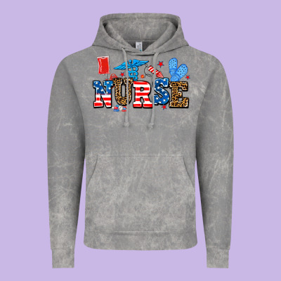 Usa Nurse Vintage Hoodie Designed By Adodesignshop
