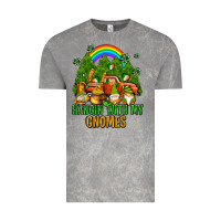 Cloud Rock hangin with my gnomes with rainbow Vintage Tee - AdoDesignShop