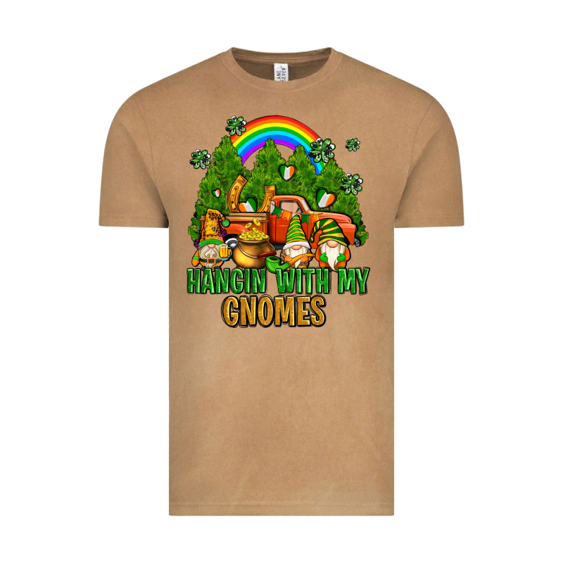 Hangin With My Gnomes With Rainbow Vintage Tee by AdoDesignShop | Teevron