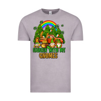 Vintage Zinc hangin with my gnomes with rainbow Vintage Tee - AdoDesignShop