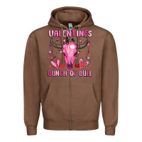 Chestnut valentines is a bunch of bull Zipper Hoodie - MaliasSmallBusiness