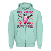 Seafoam valentines is a bunch of bull Zipper Hoodie - MaliasSmallBusiness