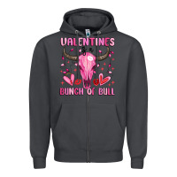 Smoke valentines is a bunch of bull Zipper Hoodie - MaliasSmallBusiness