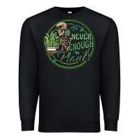 Black never enough plants Premium Sweatshirt - Artiststas