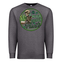 Charcoal Heather never enough plants Premium Sweatshirt - Artiststas