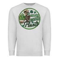 Dove Grey never enough plants Premium Sweatshirt - Artiststas