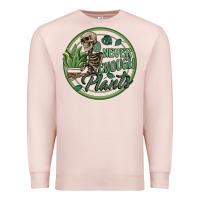 Pale Pink never enough plants Premium Sweatshirt - Artiststas