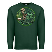Sports Green never enough plants Premium Sweatshirt - Artiststas