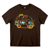 Chocolate Brown punchy Heavy Core Tee - Zillion Design Studio