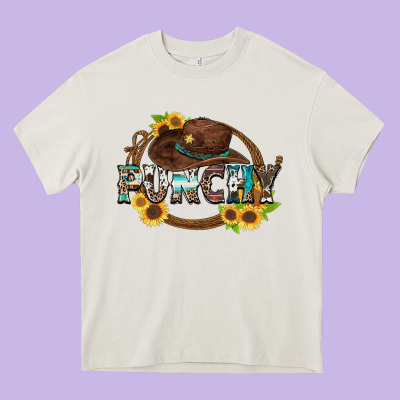 Punchy Heavy Core Tee Designed By Zillion Design Studio