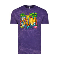 Cloud Purple sun kissed summer Vintage Tee - Jasminsmagicworld