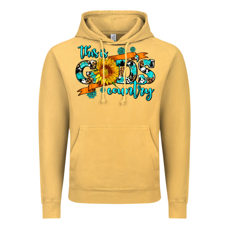 This Is Gods Country Sunflower Vintage Hoodie by AdoDesignShop | Teevron
