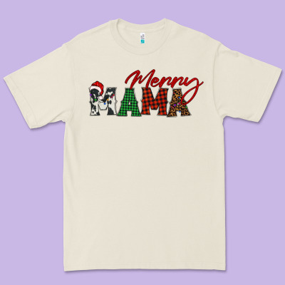 Merry Mama Premium Tee Designed By Barkaloodesign