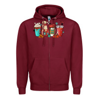 Burgundy dog mama golden retriever Zipper Hoodie - MaliasSmallBusiness