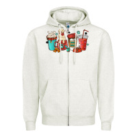 Oatmeal Heather dog mama golden retriever Zipper Hoodie - MaliasSmallBusiness