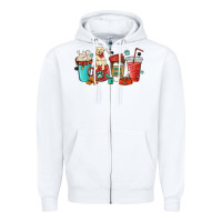 White dog mama golden retriever Zipper Hoodie - MaliasSmallBusiness