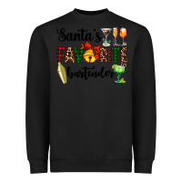 Black santa's favorite bartender Heavyweight Sweatshirt - AdoDesignShop